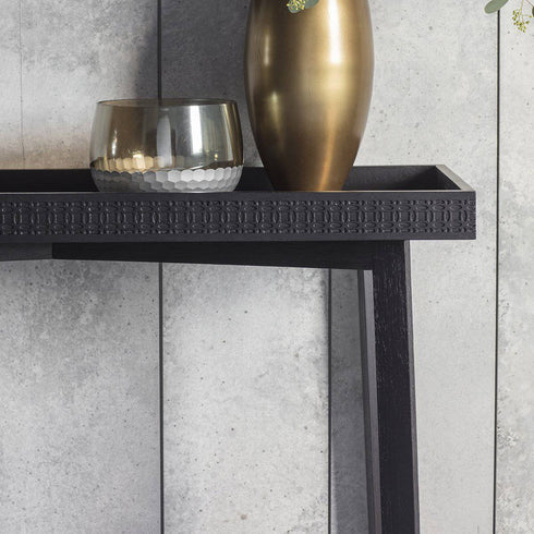 PaulaHome - Chic Charcoal Console Table